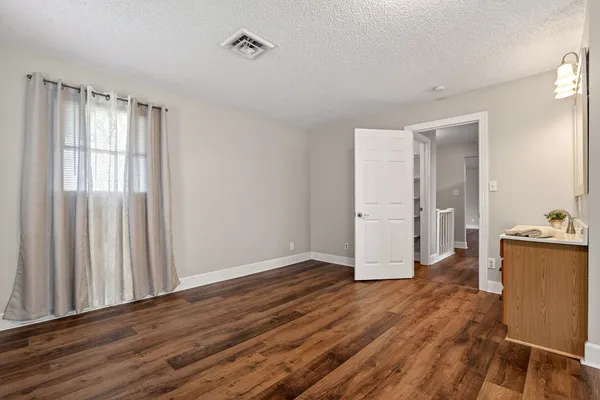wooden floor in an empty room