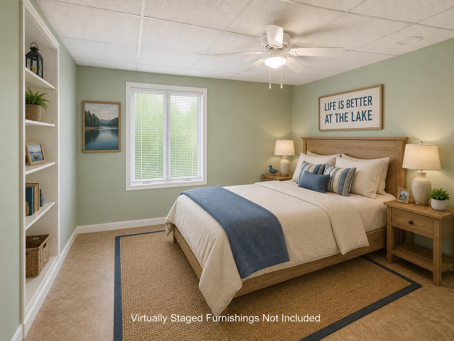 2016 Timberlake Road Branson, MO 65616 - Photo 59 of 75 Lower Level Bedroom 5 Virtually Staged
