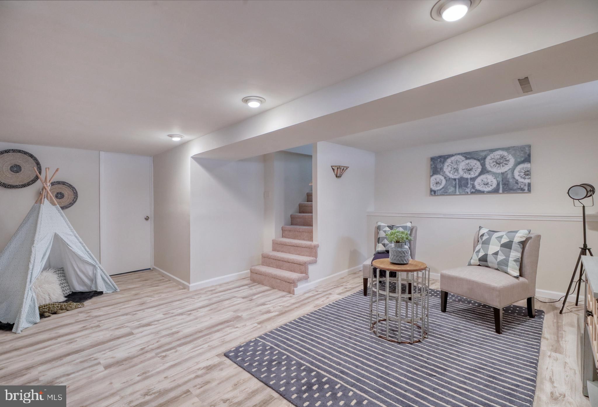 156 Edison Road Cherry Hill, NJ 08034 - Photo 24 of 33 Partially Finished Basement