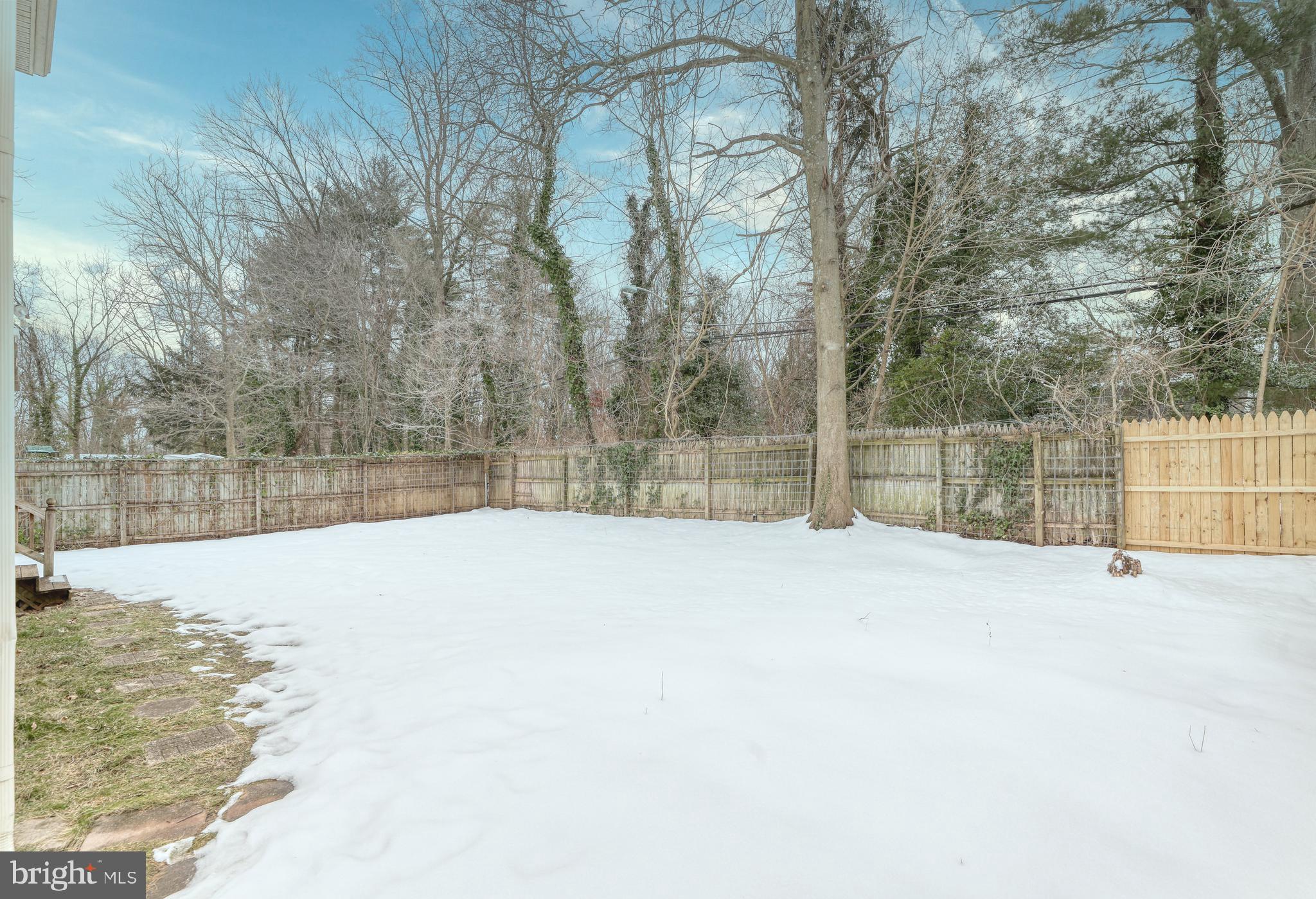 156 Edison Road Cherry Hill, NJ 08034 - Photo 33 of 33 Fully Fenced Backyard