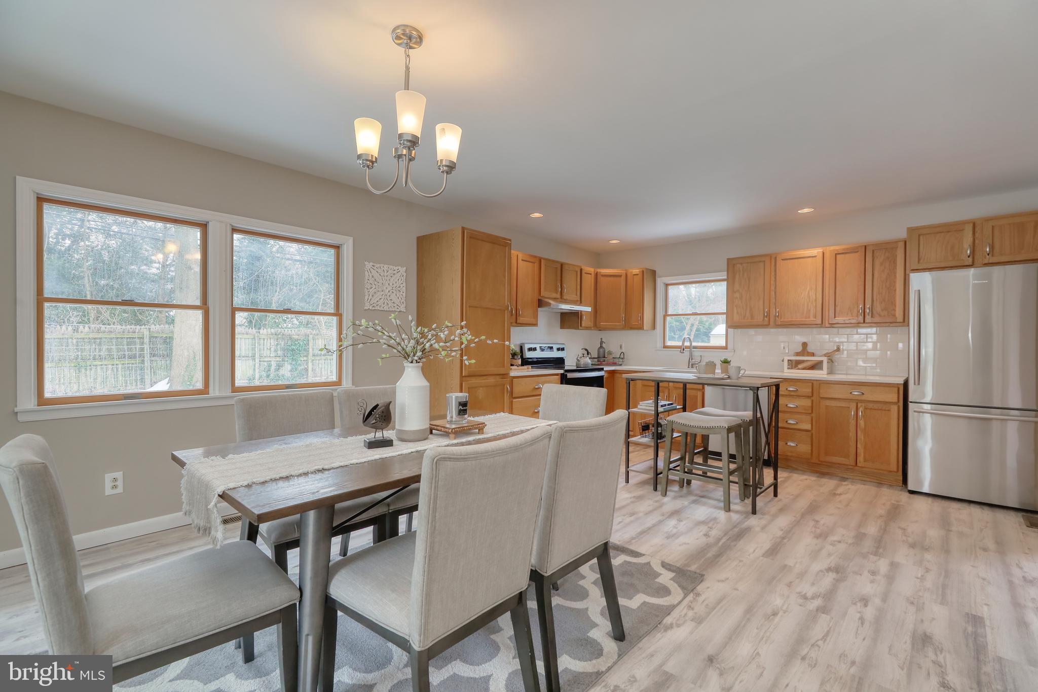 156 Edison Road Cherry Hill, NJ 08034 - Photo 8 of 33 Spacious Kitchen & Dining Area