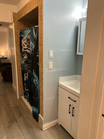 a view of a storage & utility room