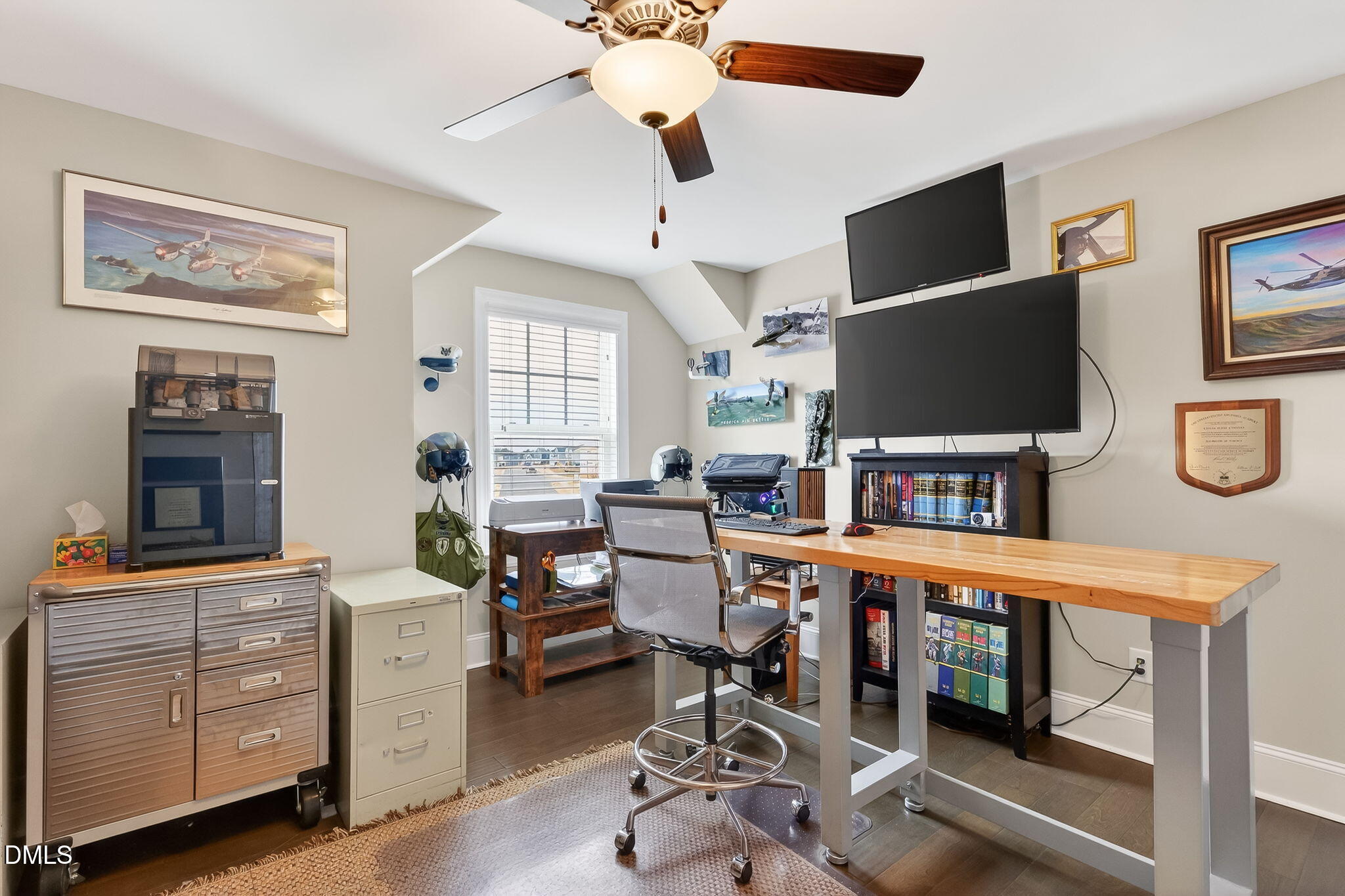 524 Dungannon Loop Clayton, NC 27520 - Photo 41 of 80 a view of a workspace with furniture and a window