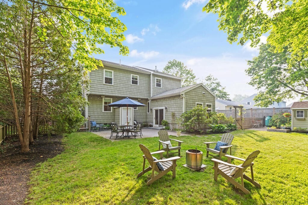 15 Millbrook Road Beverly, MA 01915 - Photo 32 of 32 a view of a house with backyard porch and sitting area