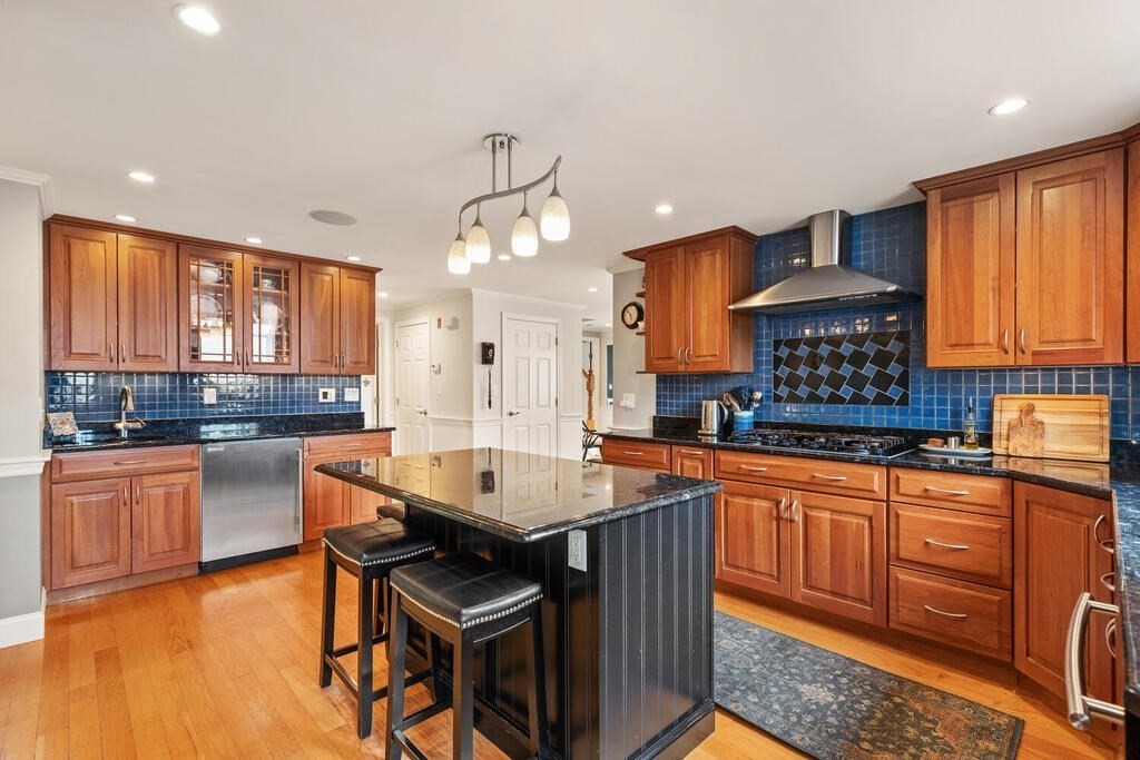 15 Millbrook Road Beverly, MA 01915 - Photo 9 of 32 a kitchen with granite countertop a sink counter top space and appliances