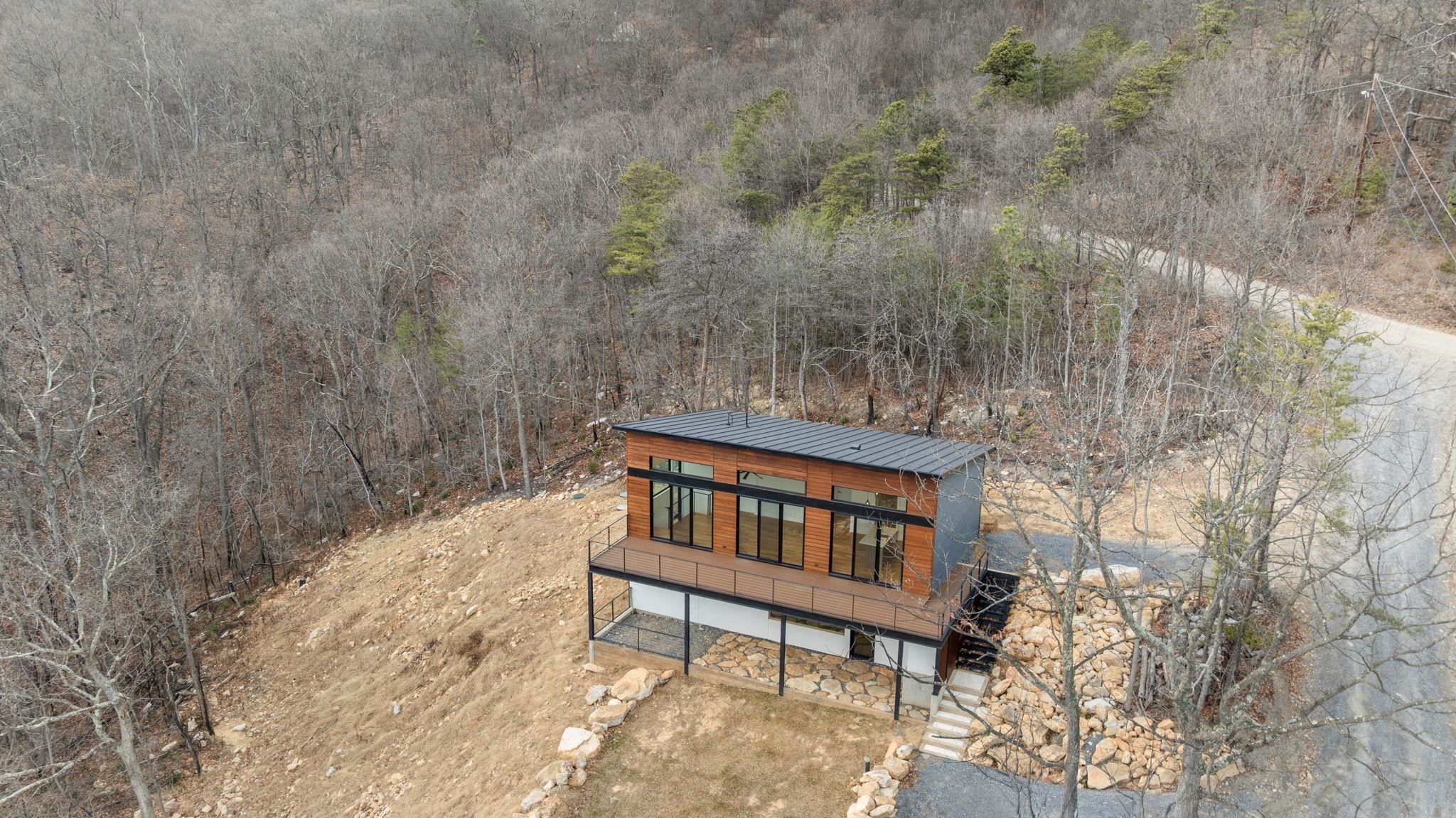 132 Holly Hl Road Luray, VA 22835 - Photo 55 of 69 a bench sitting in middle of a forest