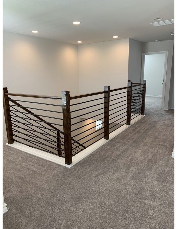 11715 Caithness Way Austin, TX 78653 - Photo 21 of 40 Corridor featuring an upstairs landing, carpet, and recessed lighting