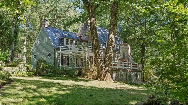 a view of outdoor space with trees