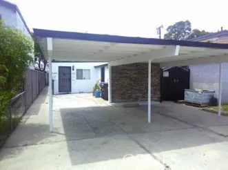 a view of a house with a outdoor space
