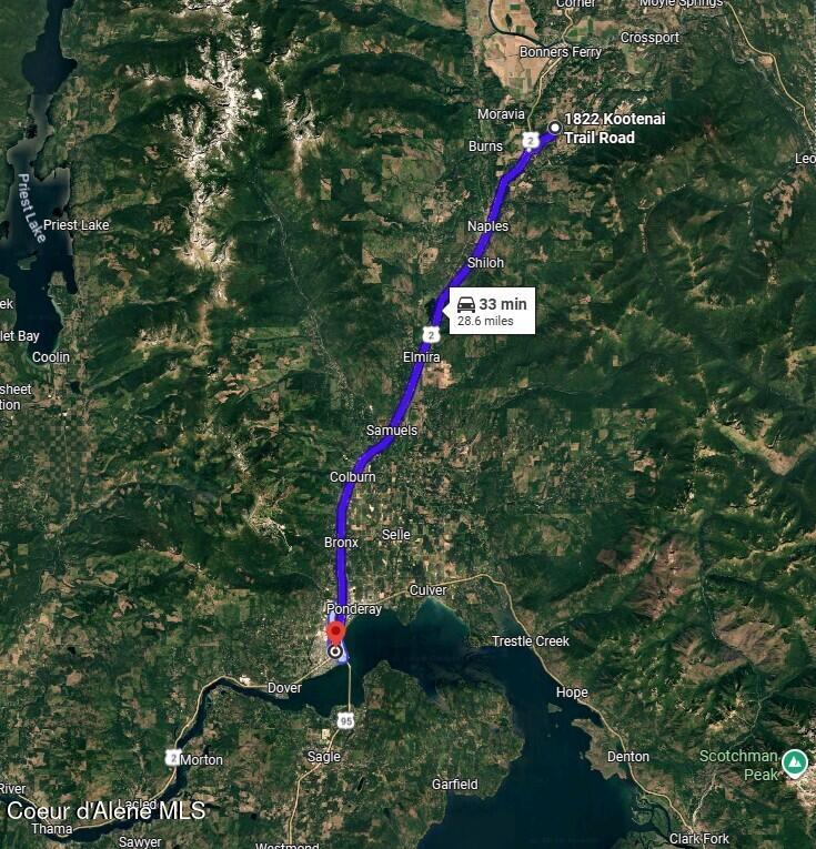 1822 Kootenai Trail Road Naples, ID 83847 - Photo 73 of 73 33 minutes to Sandpoint