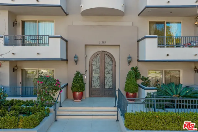 a front view of a house with entryway