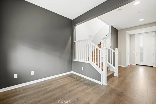 en view interior of the house with wooden floor