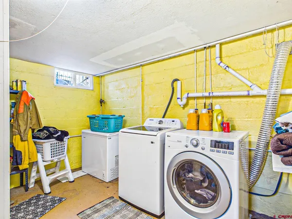 a view of storage and utility room