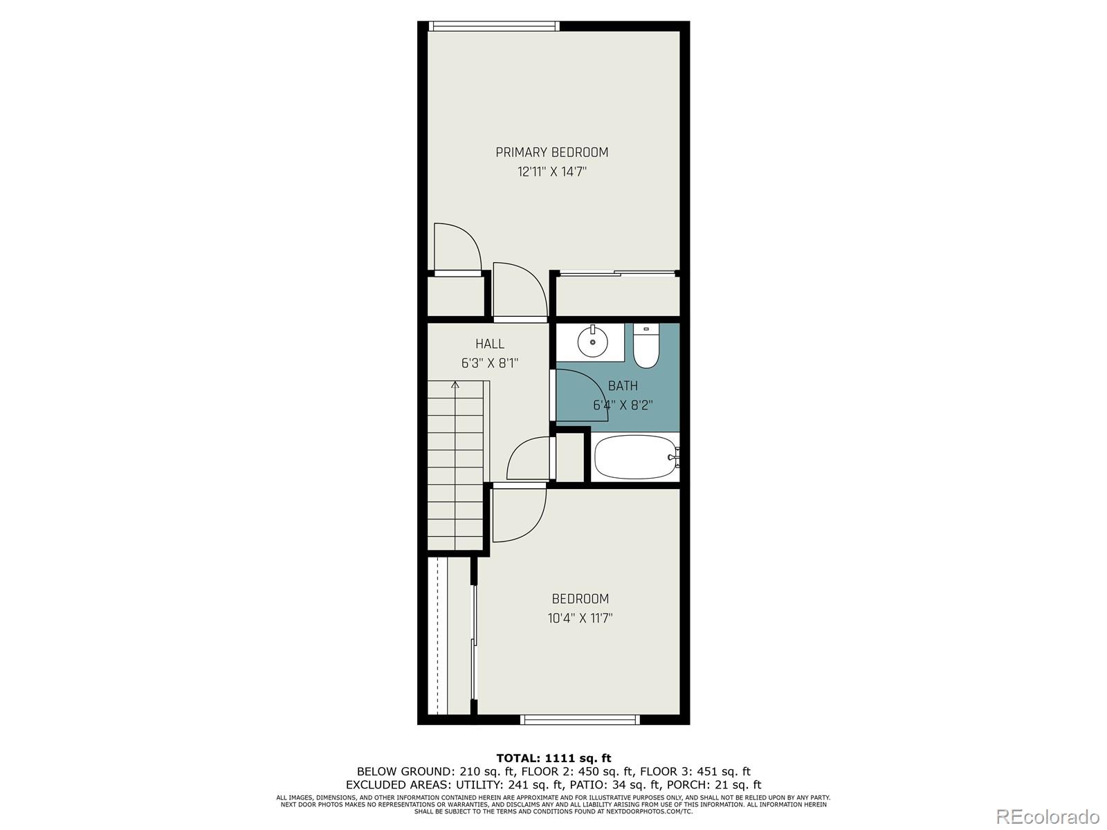 8915 Field Street, Unit 113 Westminster, CO 80021 - Photo 28 of 38 a picture of a bench in front of a door