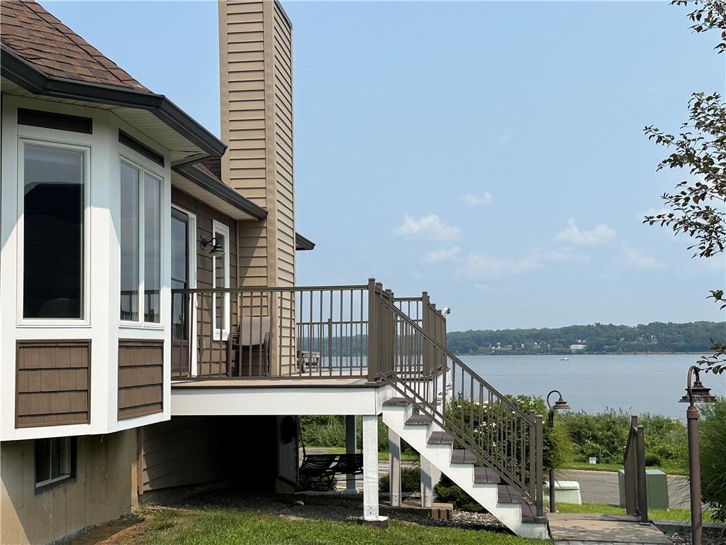 127 Riverview Port Ewen, NY 12466 - Photo 1 of 1 a balcony with wooden floor and fence