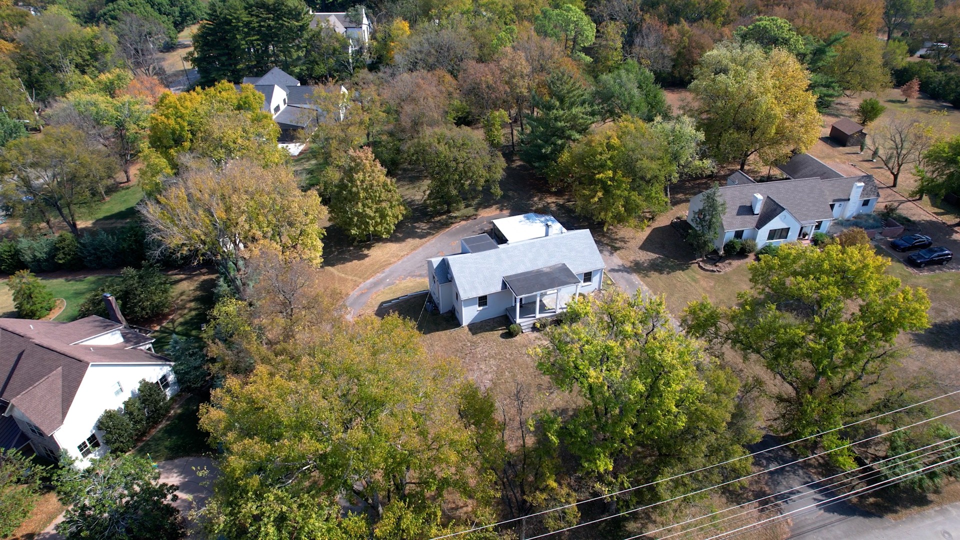 774 Elysian Fields Road Nashville, TN 37204 - Photo 38 of 43 an aerial view of multiple houses with yard