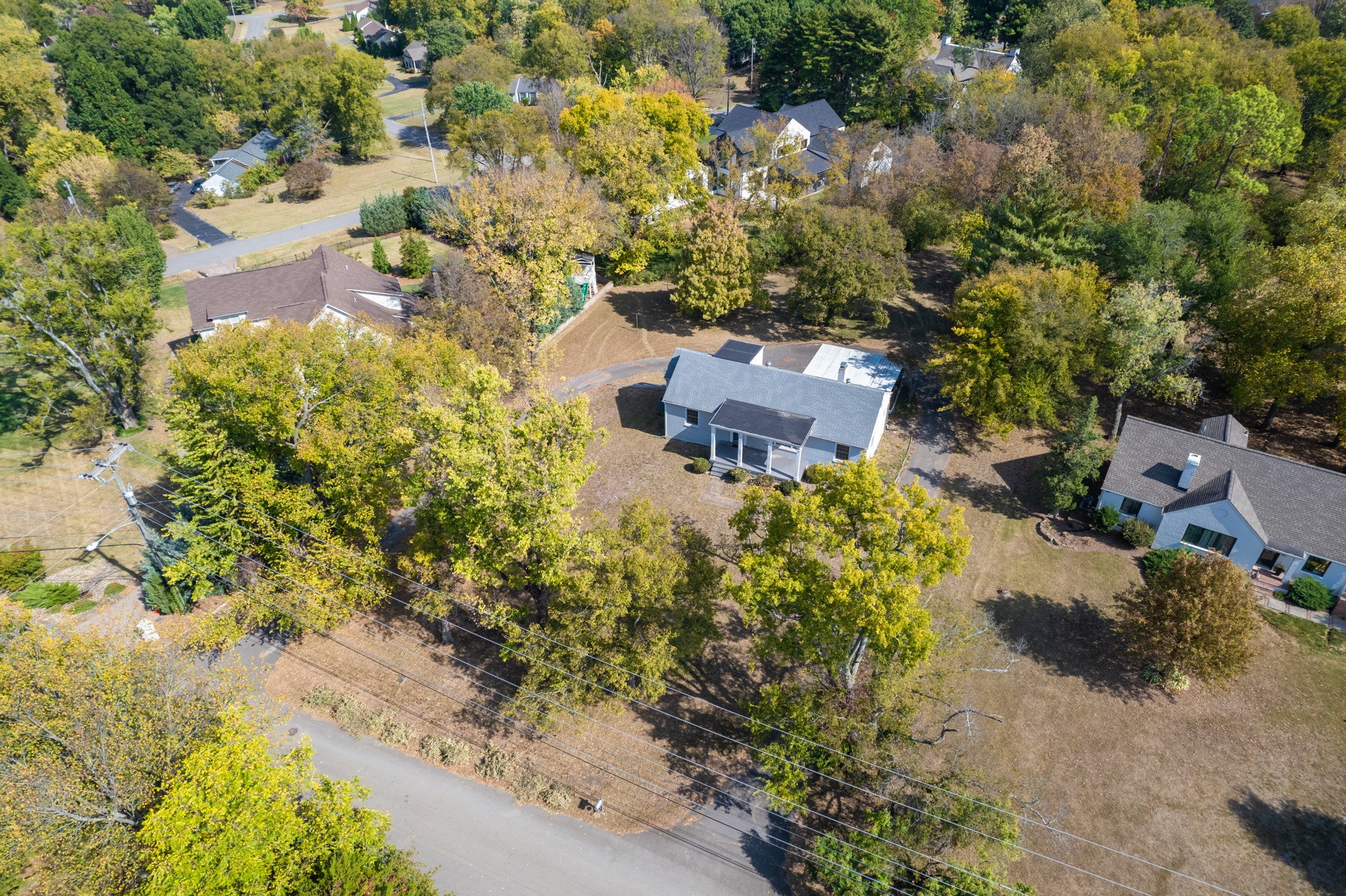774 Elysian Fields Road Nashville, TN 37204 - Photo 6 of 43 an aerial view of a house with a yard