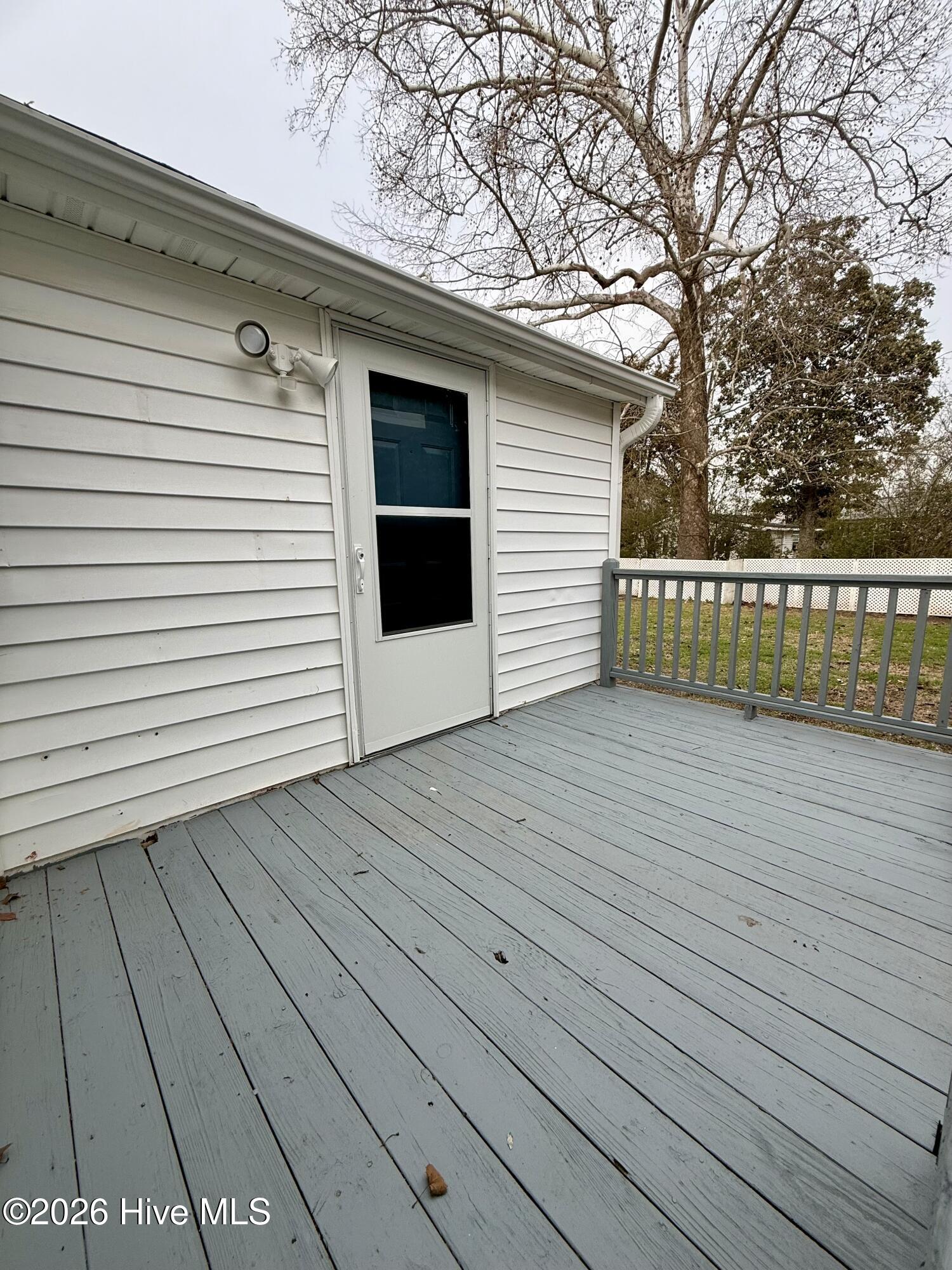 36 1st Street Chocowinity, NC 27817 - Photo 12 of 42 Back Porch Decking