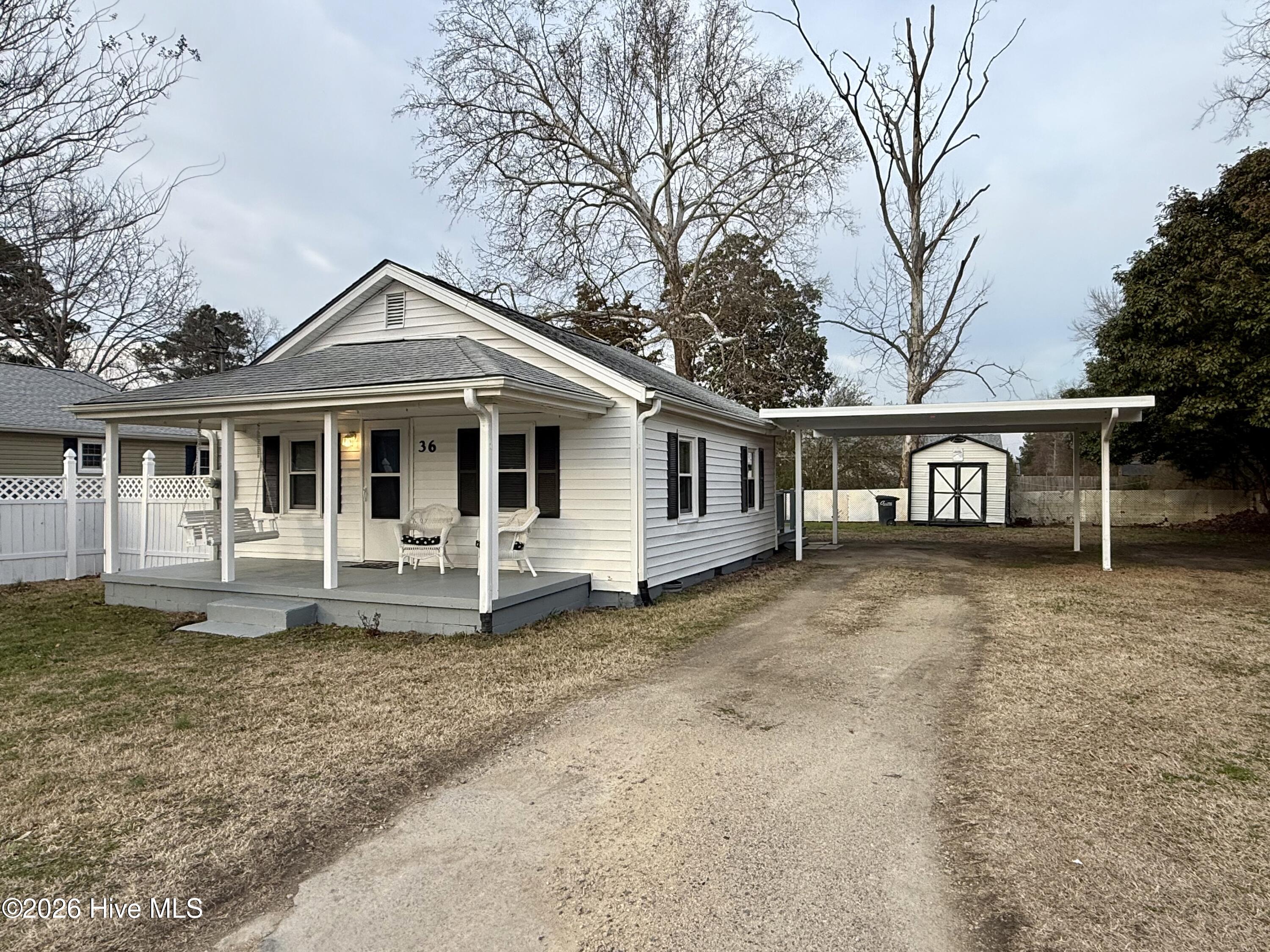36 1st Street Chocowinity, NC 27817 - Photo 4 of 42 Front side of property