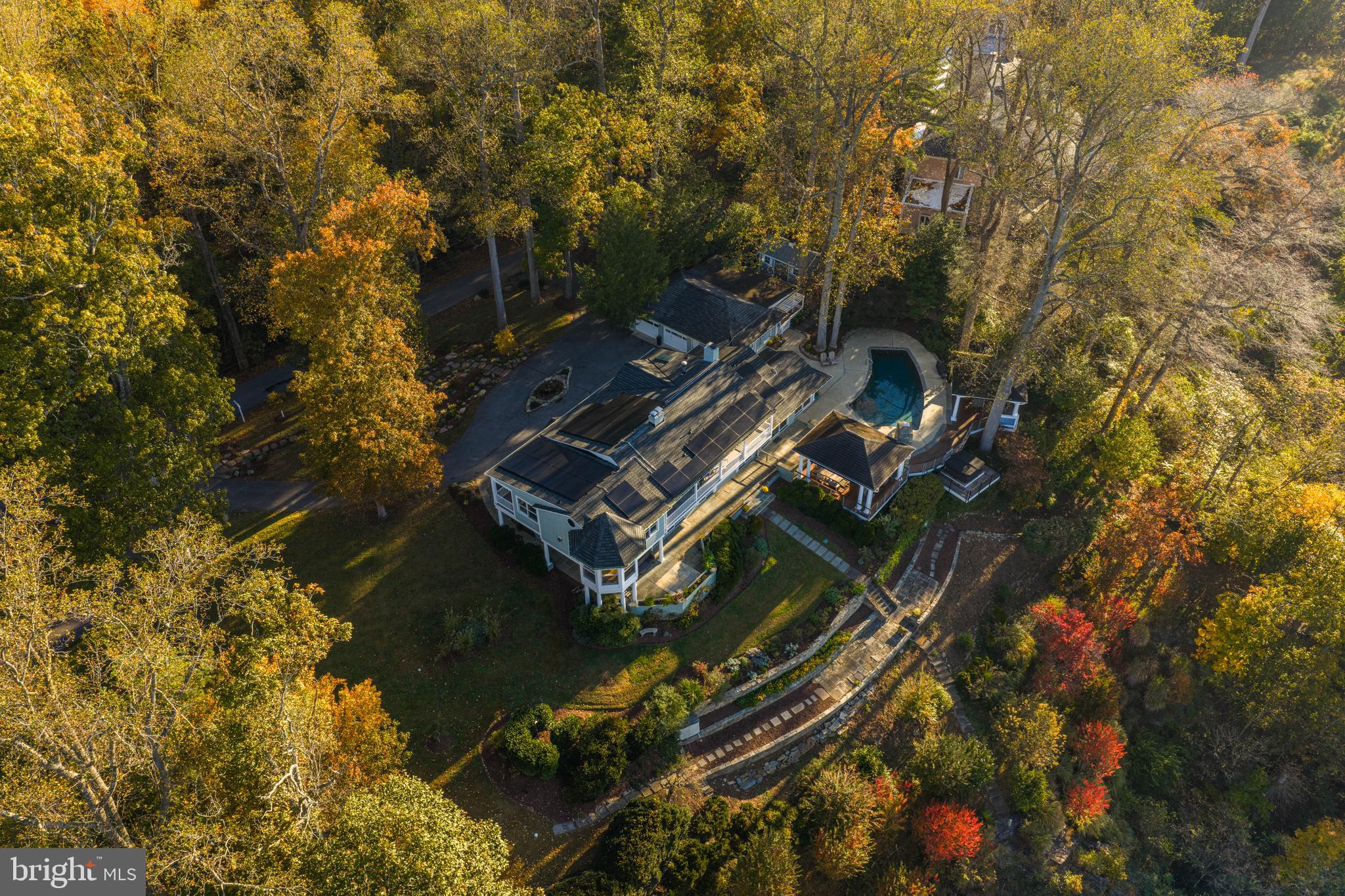 11510 Springridge Road Potomac, MD 20854 - Photo 6 of 6 Aerial View of the Home