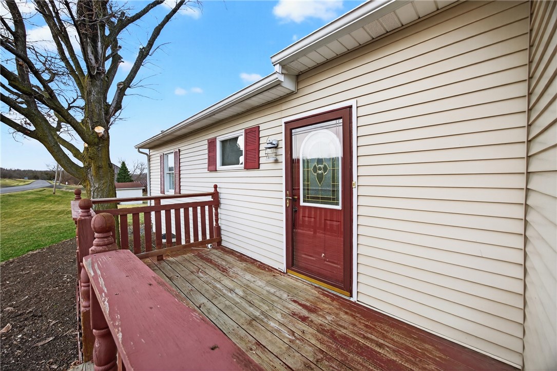 2983 Wood Road Milo, NY 14842 - Photo 43 of 48 Main entry with small deck.