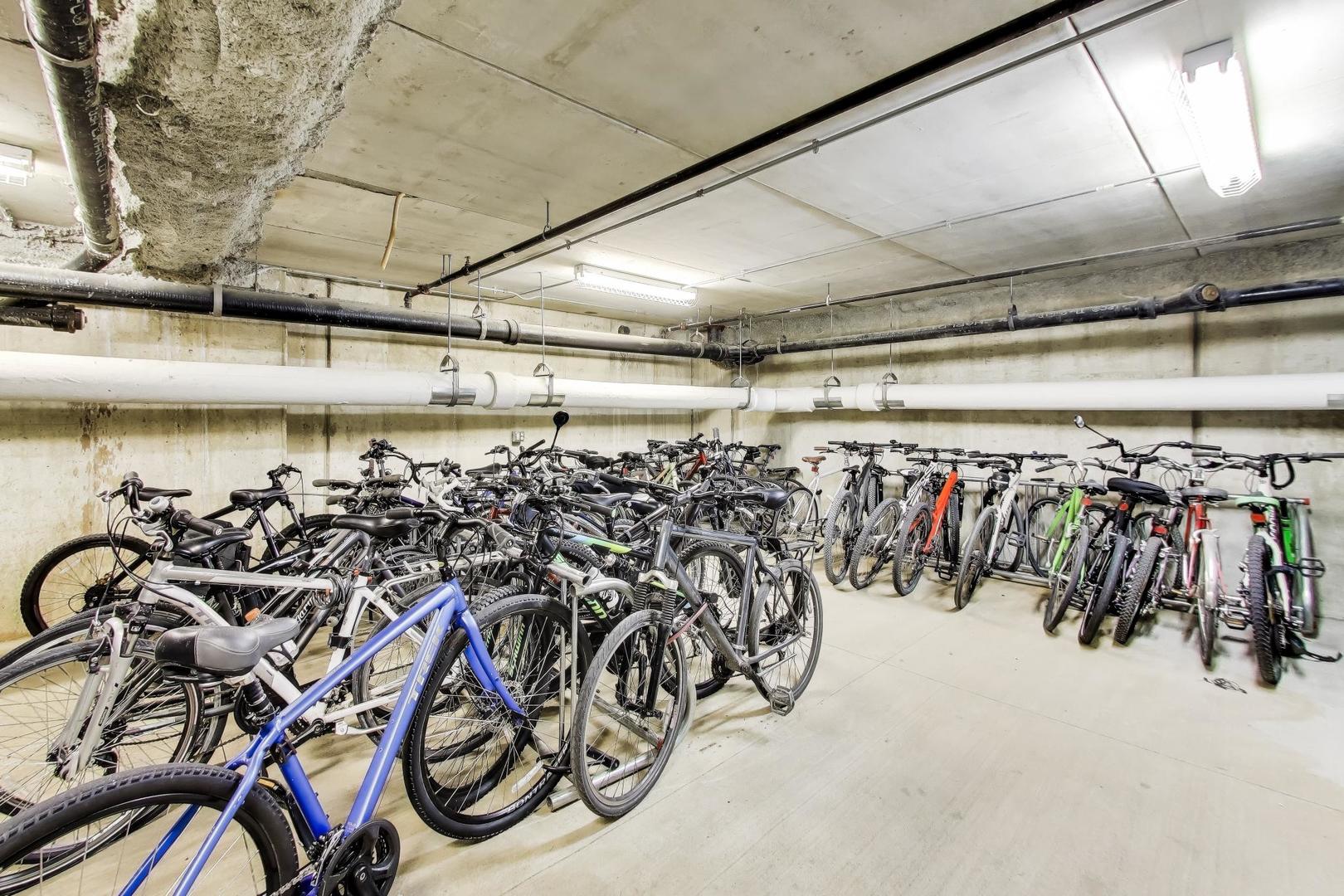 4848 North Sheridan Road, Unit 203 Chicago, IL 60640 - Photo 25 of 32 a view of a bike garage