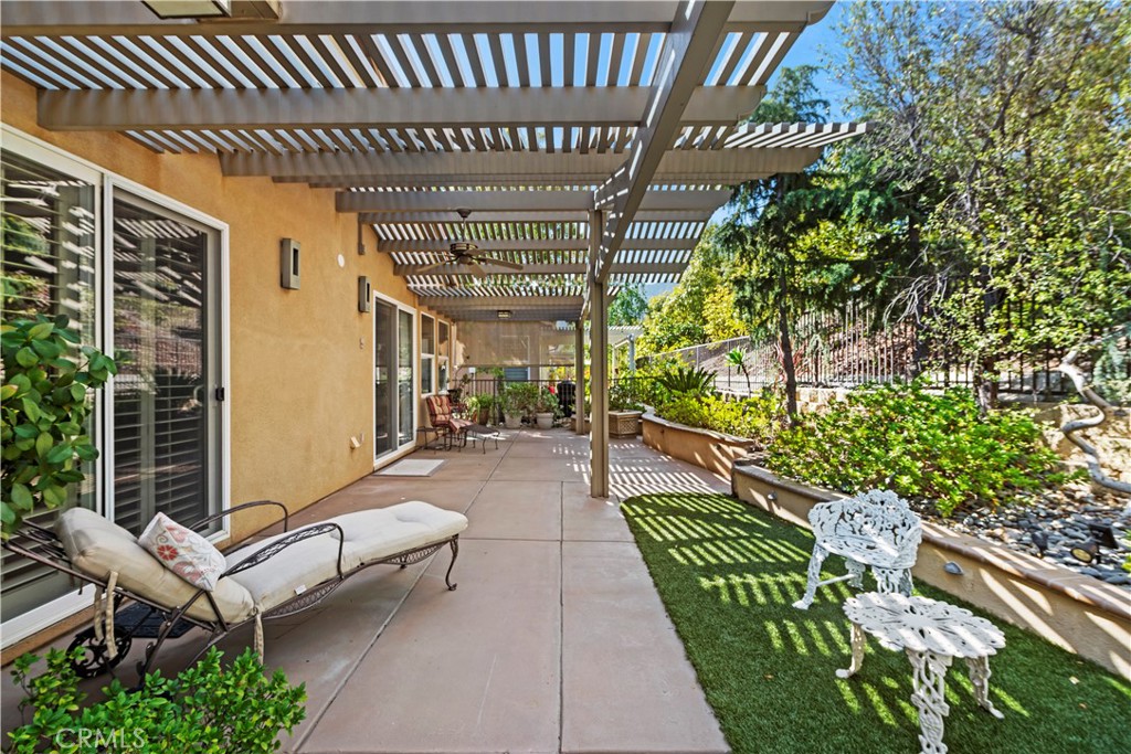 24575 Lowe Drive Corona, CA 92883 - Photo 22 of 44 a view of a porch with furniture