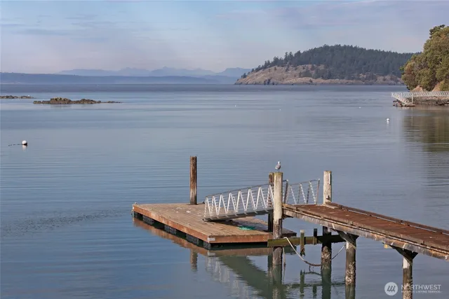 a view of a house with a mountain