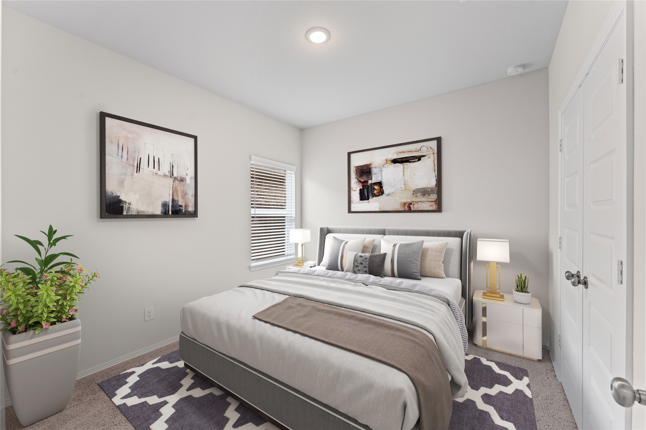23326 Spring Genesis Lane Katy, TX 77493 - Photo 18 of 32 a bedroom with a bed and a painting on the wall
