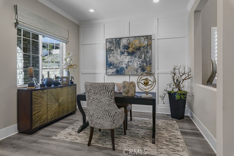6517 Canyon Oaks Drive Simi Valley, CA 93063 - Photo 3 of 35 a view of a dinning room with furniture window and wooden floor