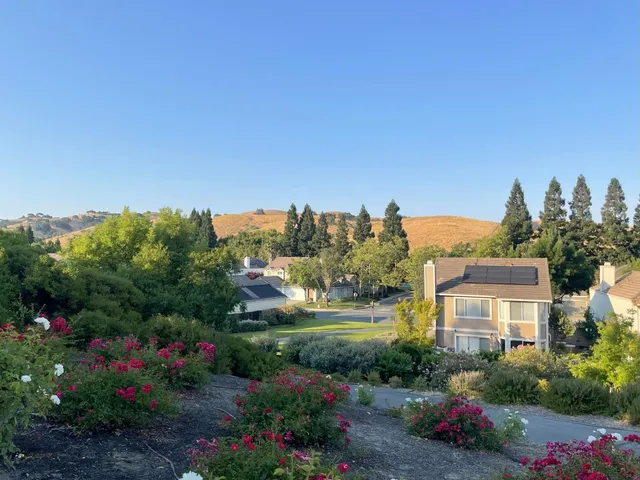 a view of a building with street view