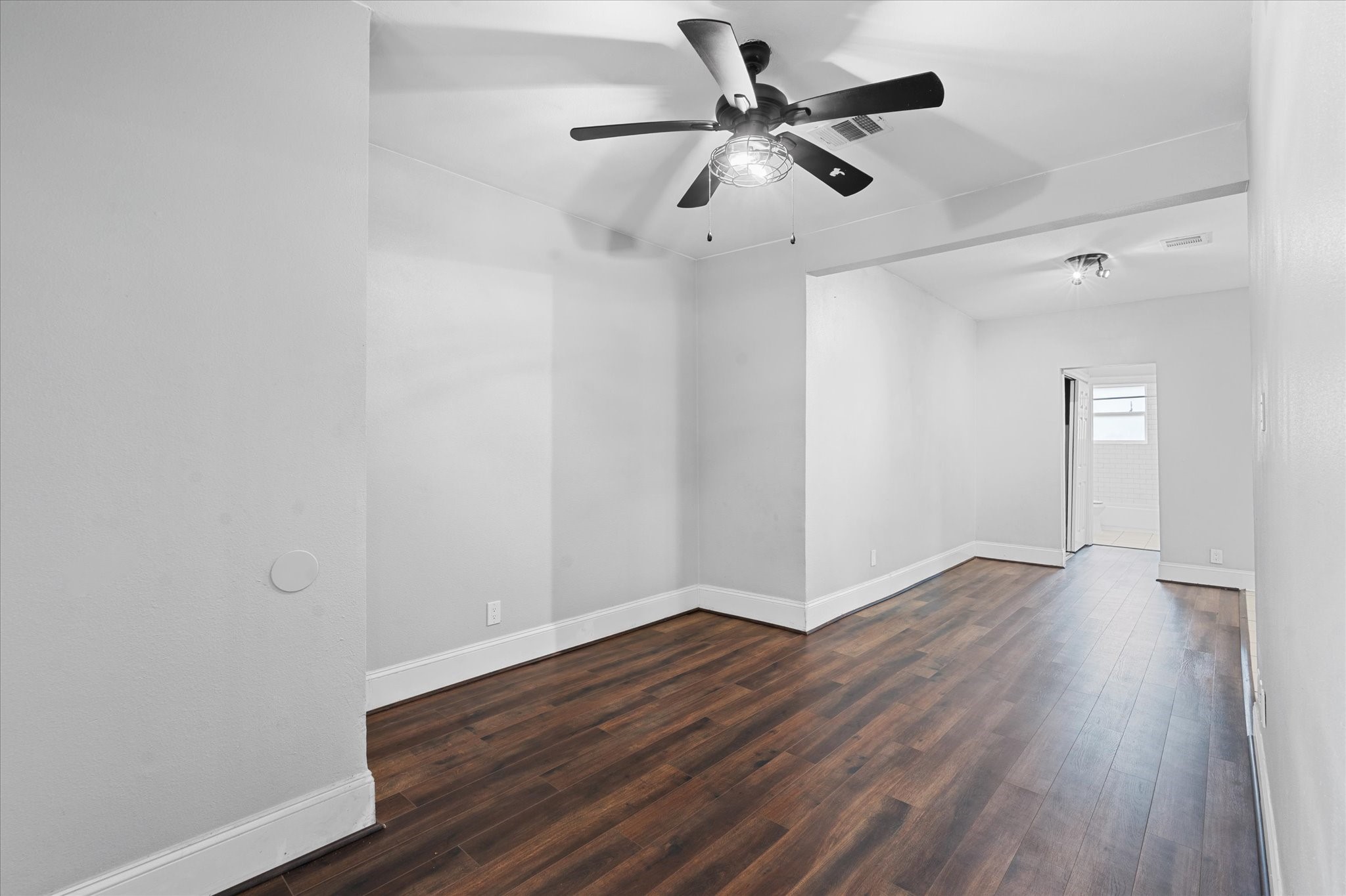 2614 Isabella Street Houston, TX 77004 - Photo 4 of 10 wooden floor in an empty room