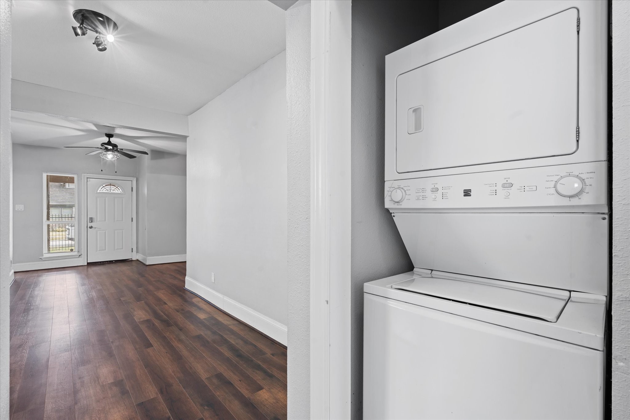 2614 Isabella Street Houston, TX 77004 - Photo 9 of 10 a view of a storage & utility room with washer and dryer
