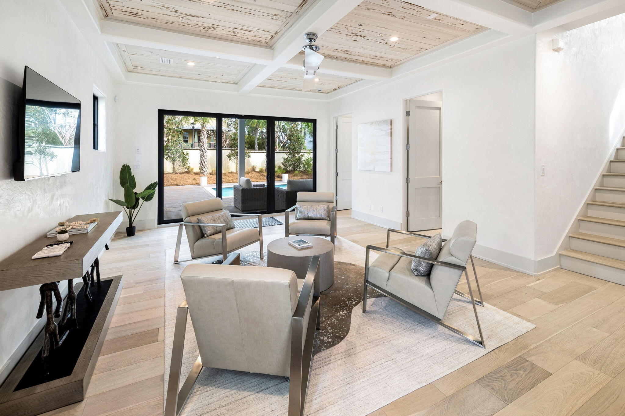 91 Grande Pointe Drive Inlet Beach, FL 32461 - Photo 24 of 51 a living room with furniture and a large window