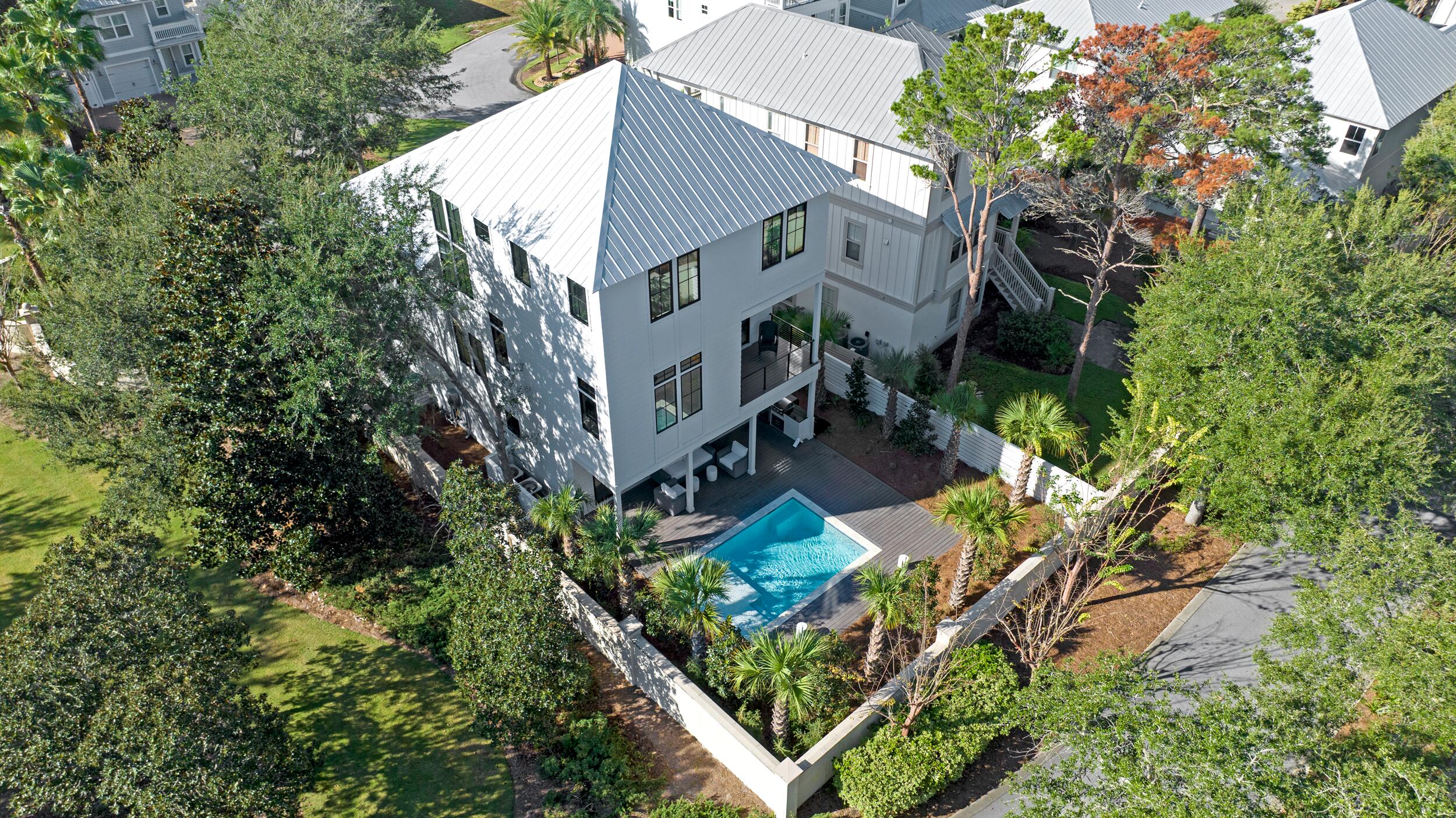 91 Grande Pointe Drive Inlet Beach, FL 32461 - Photo 4 of 51 an aerial view of a house