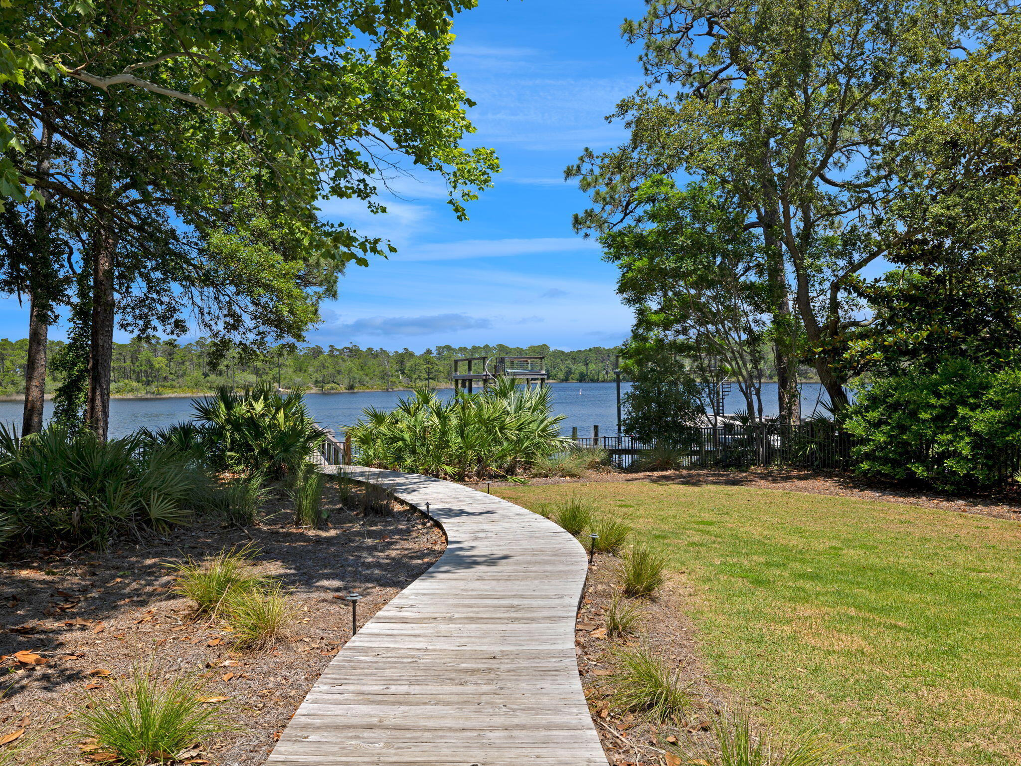 91 Grande Pointe Drive Inlet Beach, FL 32461 - Photo 45 of 51 a view of a garden with an outdoor space
