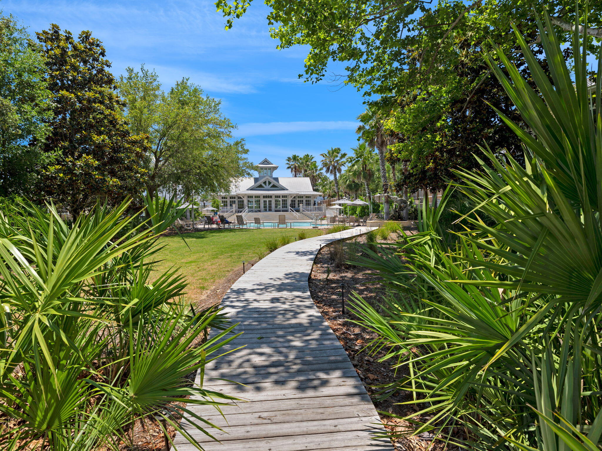 91 Grande Pointe Drive Inlet Beach, FL 32461 - Photo 46 of 51 a view of a yard with plants and a water view