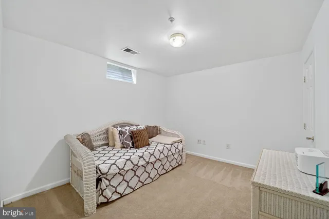 a view of a bedroom with closet area