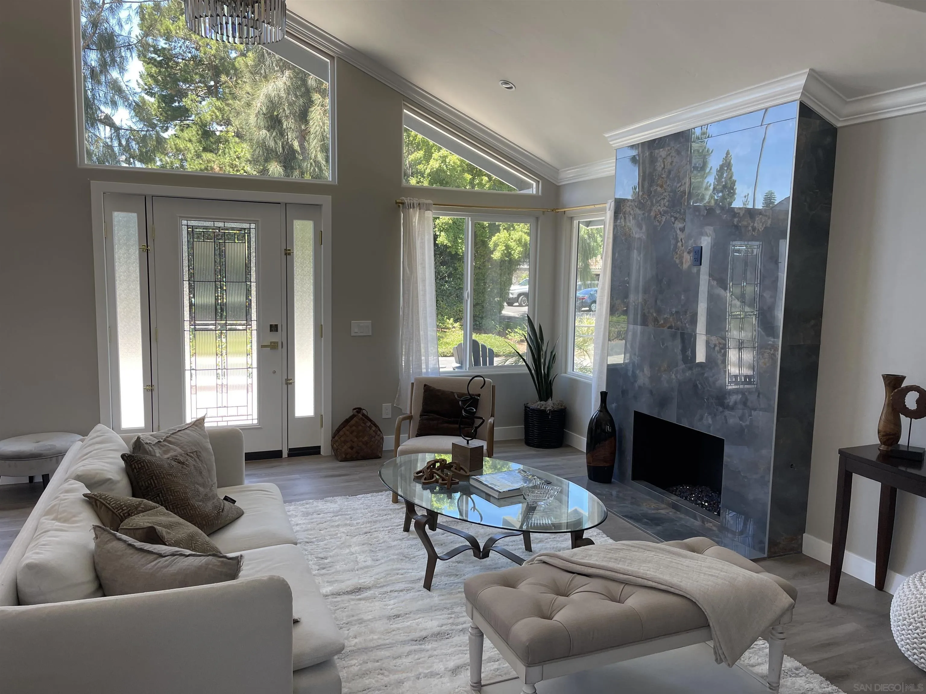 22863 Ridge Rte Lane Lake Forest, CA 92630 - Photo 3 of 5 a living room with furniture and a fireplace