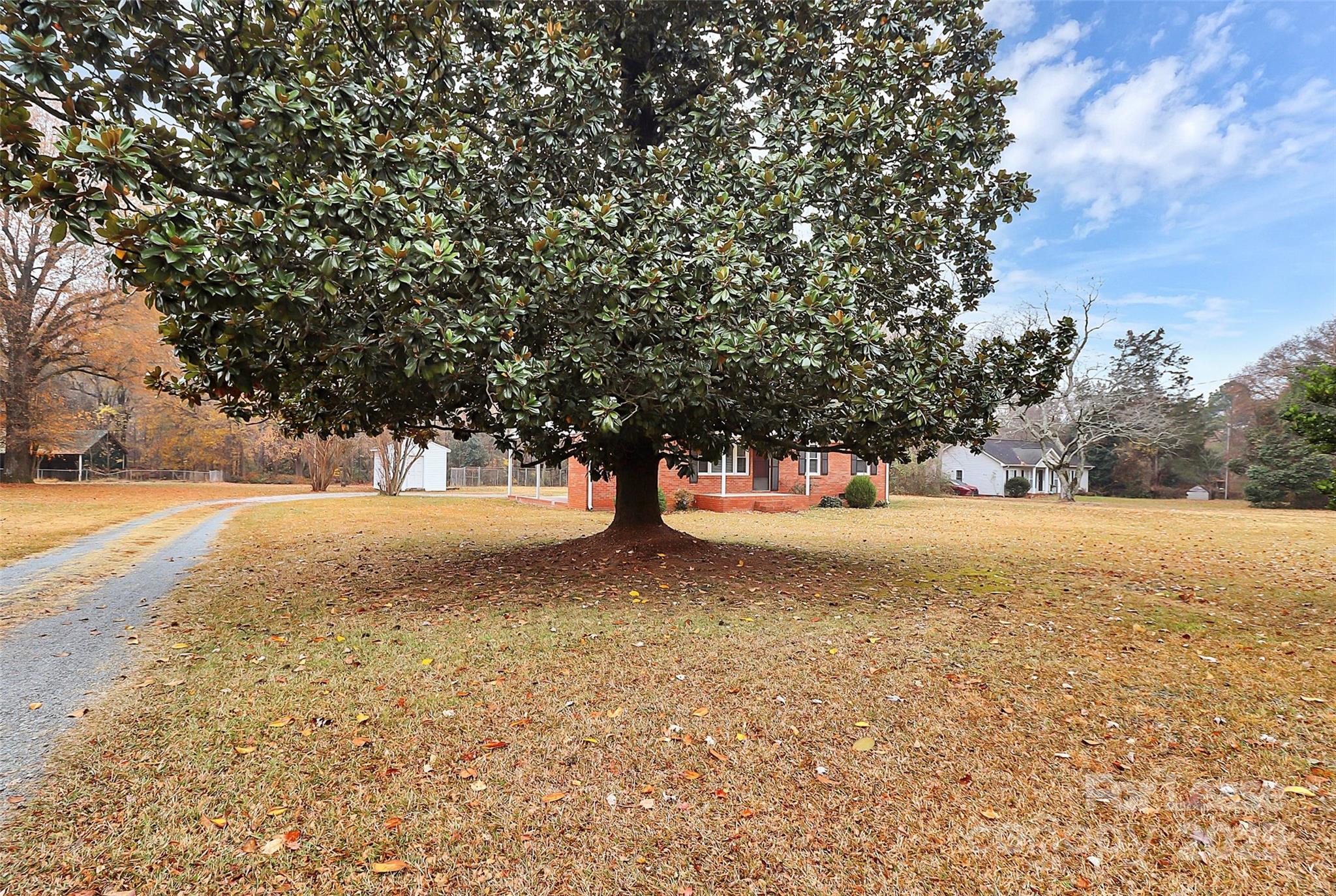 8911 Reames Road Charlotte, NC 28216 - Photo 2 of 31 a view of outdoor space with trees