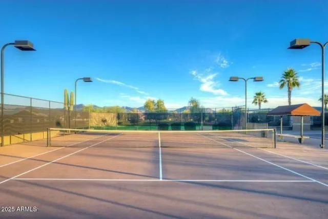 a view of a tennis court