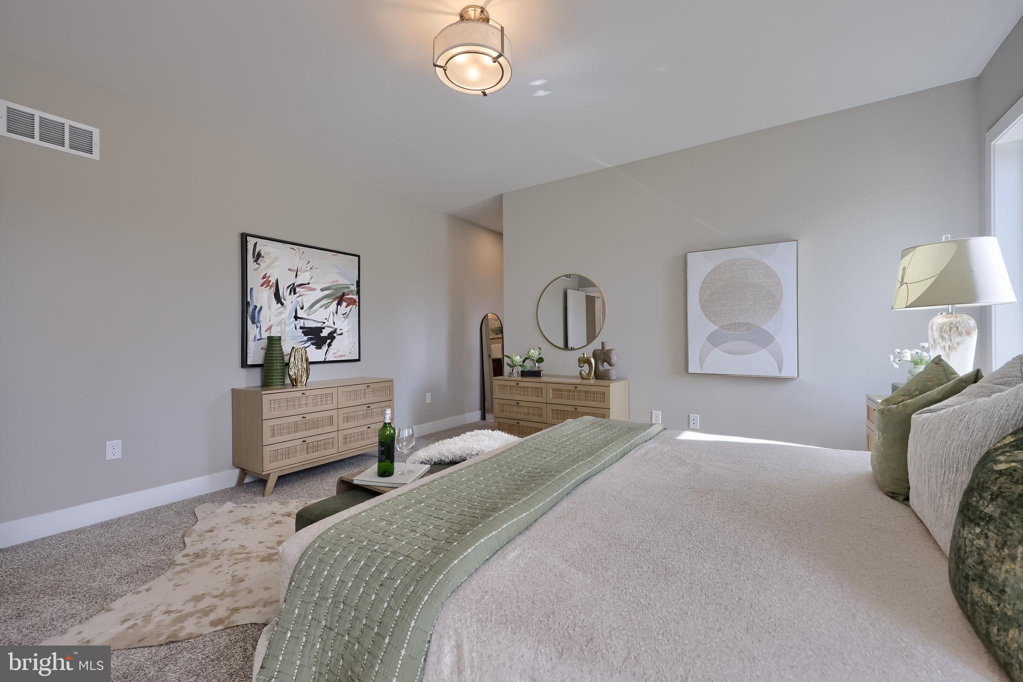 192 Morleton Avenue Marysville, PA 17053 - Photo 19 of 39 a bedroom with a bed and a chandelier