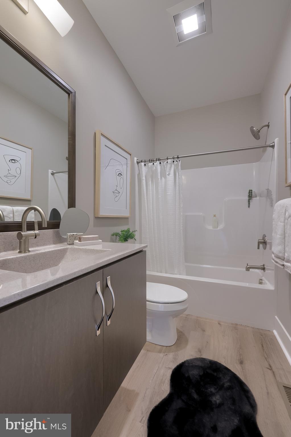 192 Morleton Avenue Marysville, PA 17053 - Photo 29 of 39 a bathroom with a granite countertop sink toilet and shower