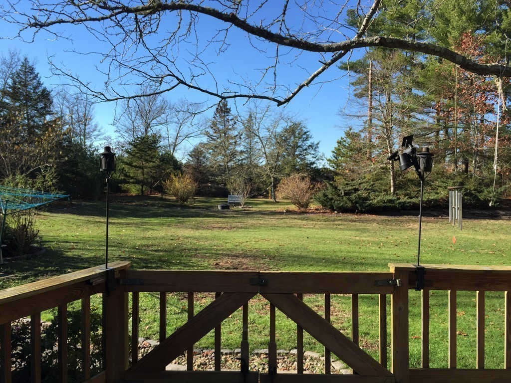45 Sarah Sherman Road Rochester, MA 02770 - Photo 23 of 25 a view of a yard from a balcony