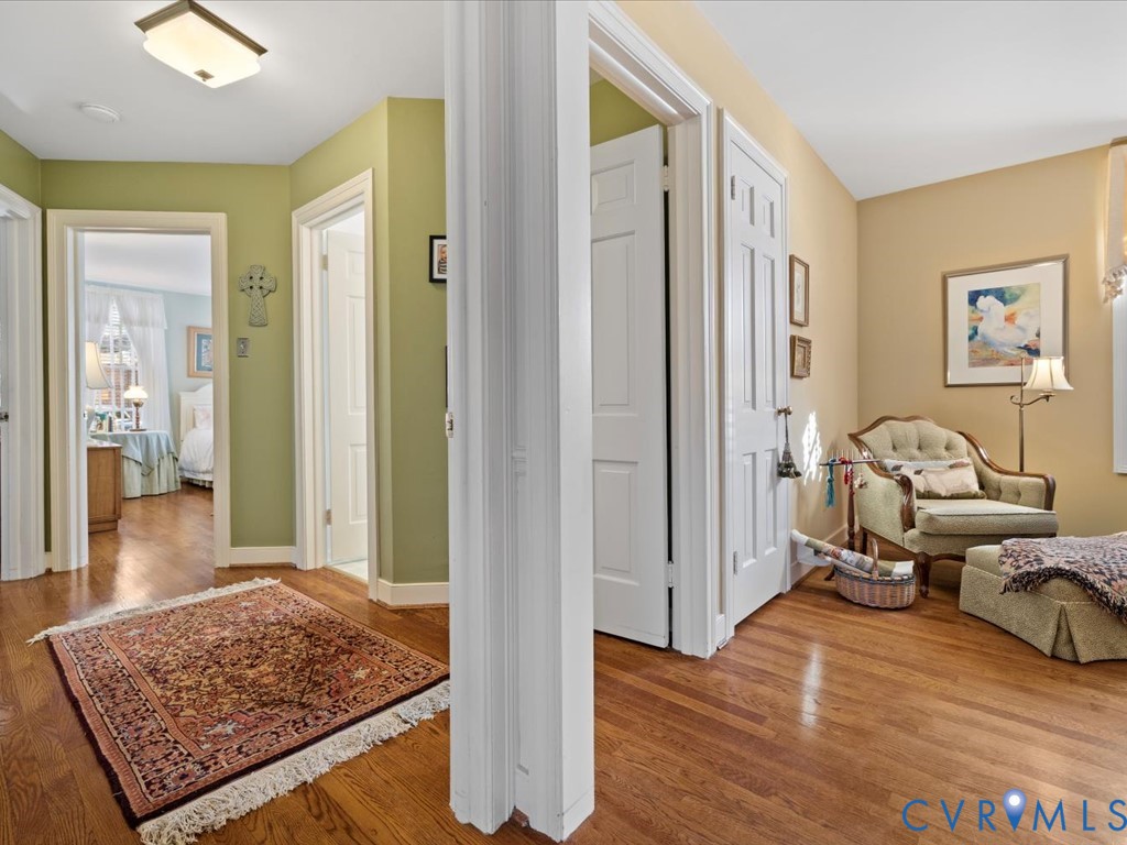 6161 River Road, Unit 36 Richmond, VA 23226 - Photo 22 of 37 View from hall into BR 2 and BR 3 / Study