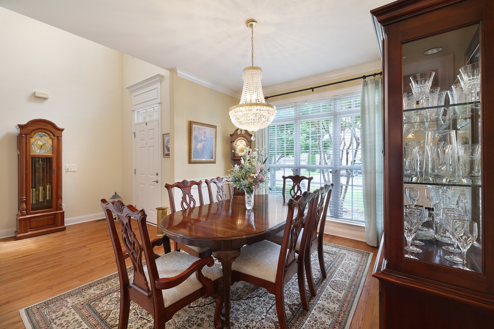 3020 Brookside Path Murfreesboro, TN 37128 - Photo 3 of 59 a dining room with furniture a chandelier and wooden floor