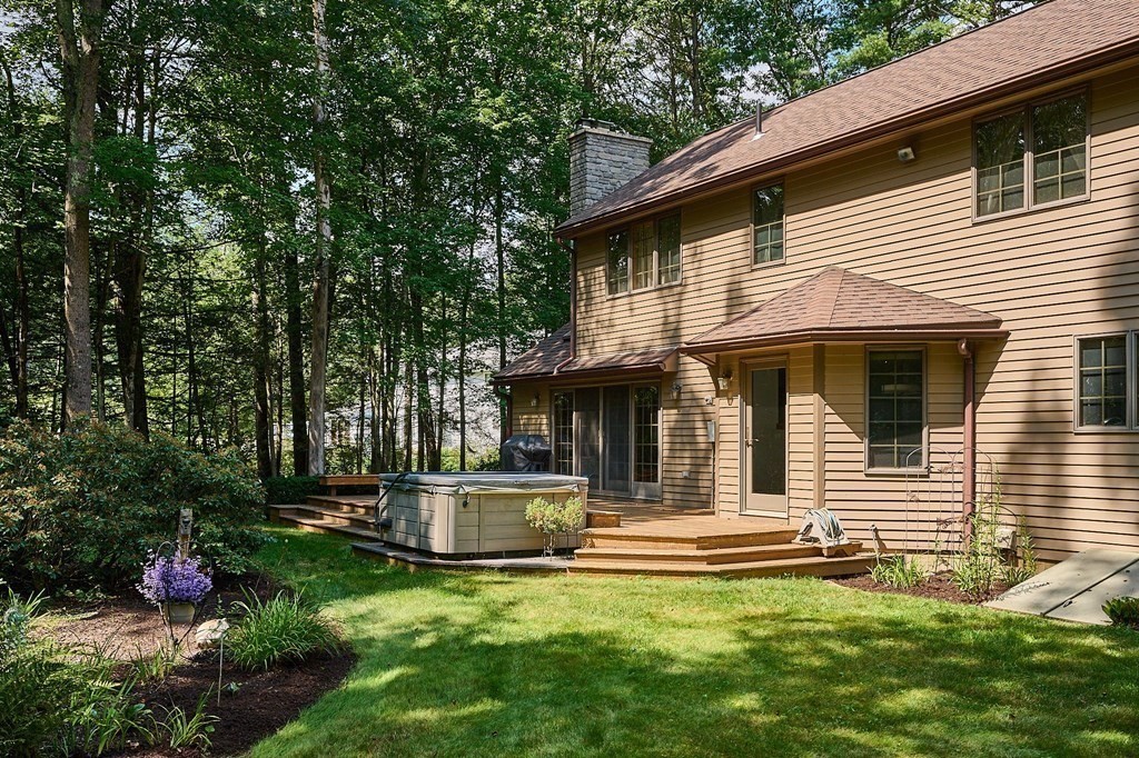 22 Ashley Circle Easthampton, MA 01027 - Photo 39 of 42 a view of a house with backyard and sitting area
