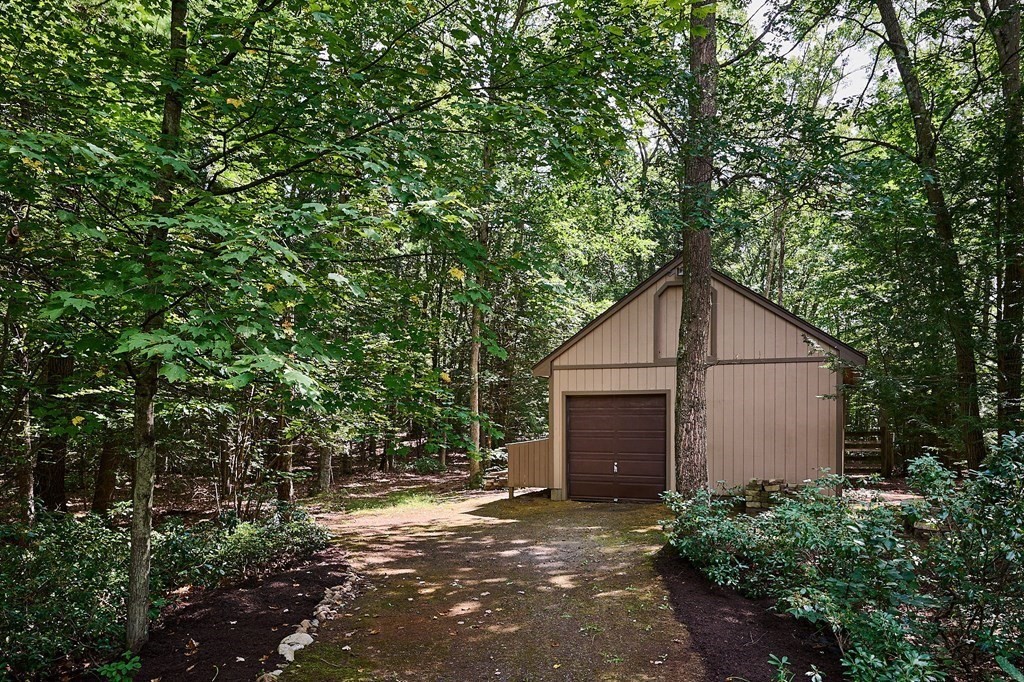 22 Ashley Circle Easthampton, MA 01027 - Photo 7 of 42 a view of backyard of house with green space