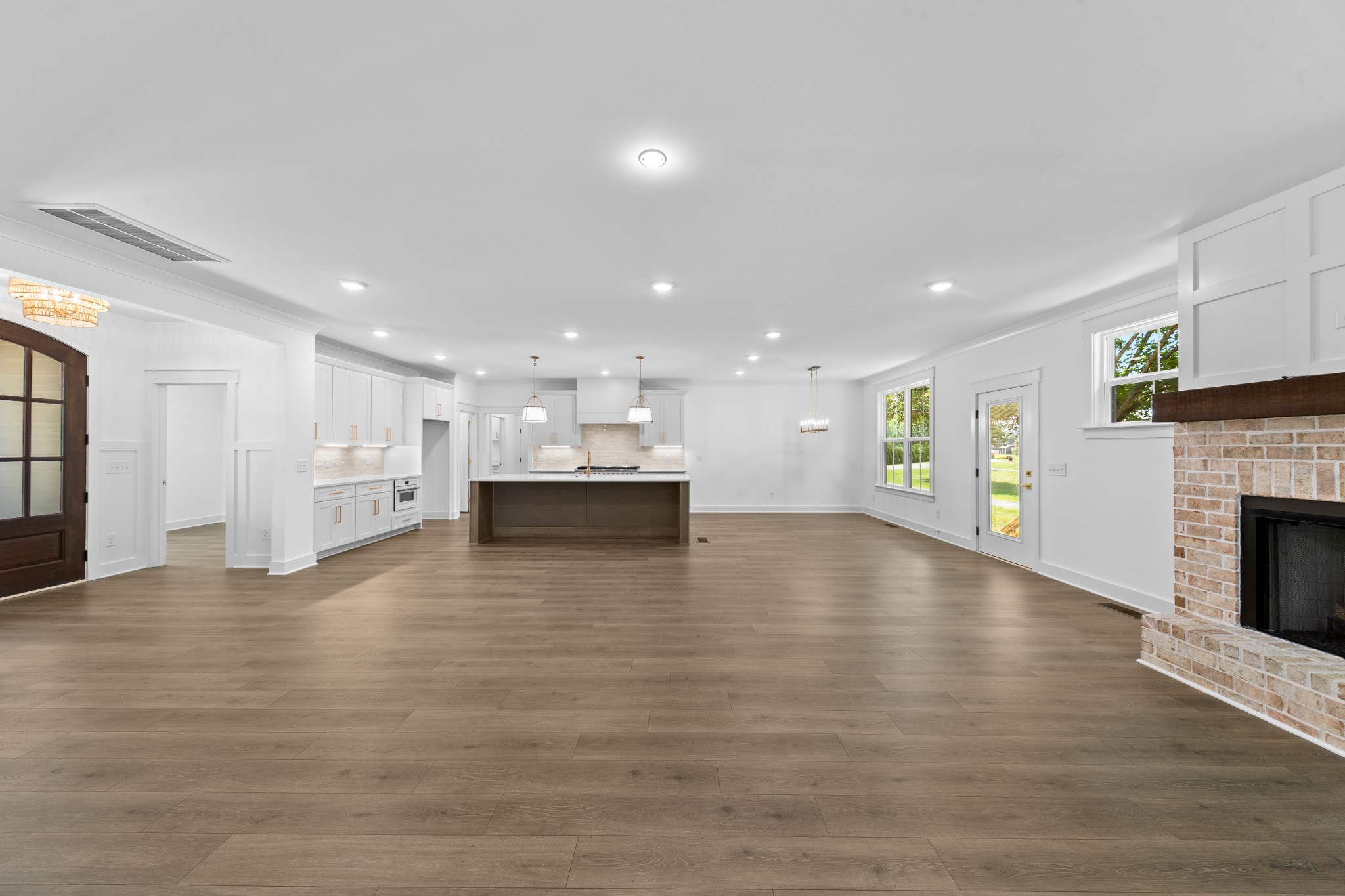 112 Stoneybrook Road Columbia, TN 38401 - Photo 14 of 47 a view of kitchen and hall with wooden floor