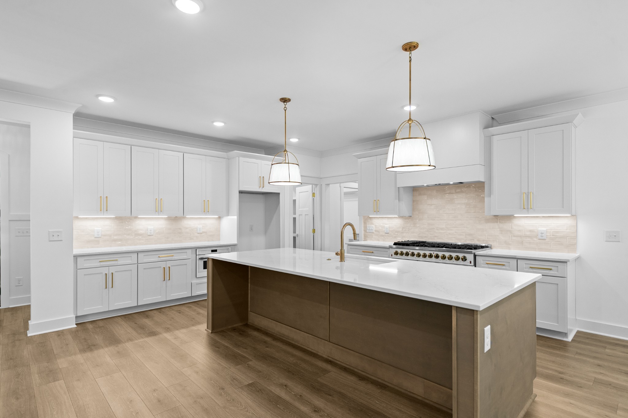 112 Stoneybrook Road Columbia, TN 38401 - Photo 16 of 47 a kitchen with stainless steel appliances granite countertop a sink stove and refrigerator